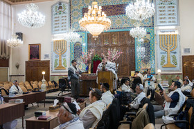 مراسم دعای کلیمیان برای سلامتی مقام معظم رهبری بمناسبت دهه فجر 